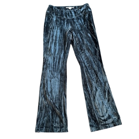 Urban Outfitters Kimchi Blue Crushed Velvet Grey/ Blue Pants Size Small - Picture 1 of 7